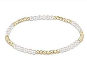 Enewton - Classic Blissful Pattern Bracelet 2.5mm Bead - 3mm Pearl