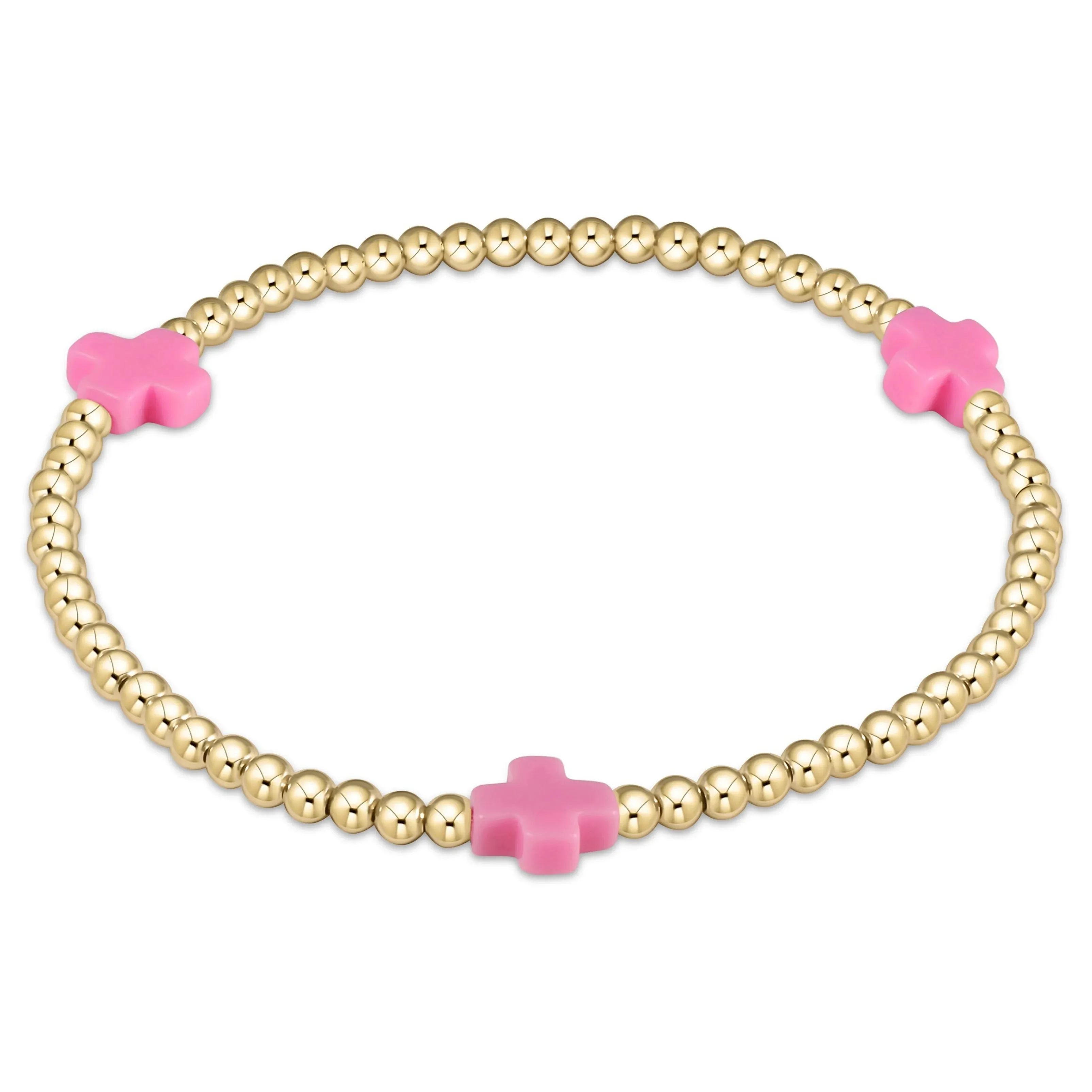 enewton | egirl Signature Cross Gold Pattern {Bright Pink}