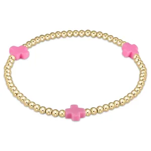 enewton | egirl Signature Cross Gold Pattern {Bright Pink}