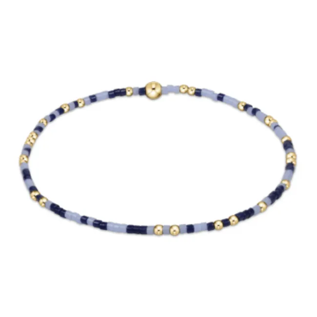 enewton gameday hope unwritten bead bracelet - light blue and matte navy