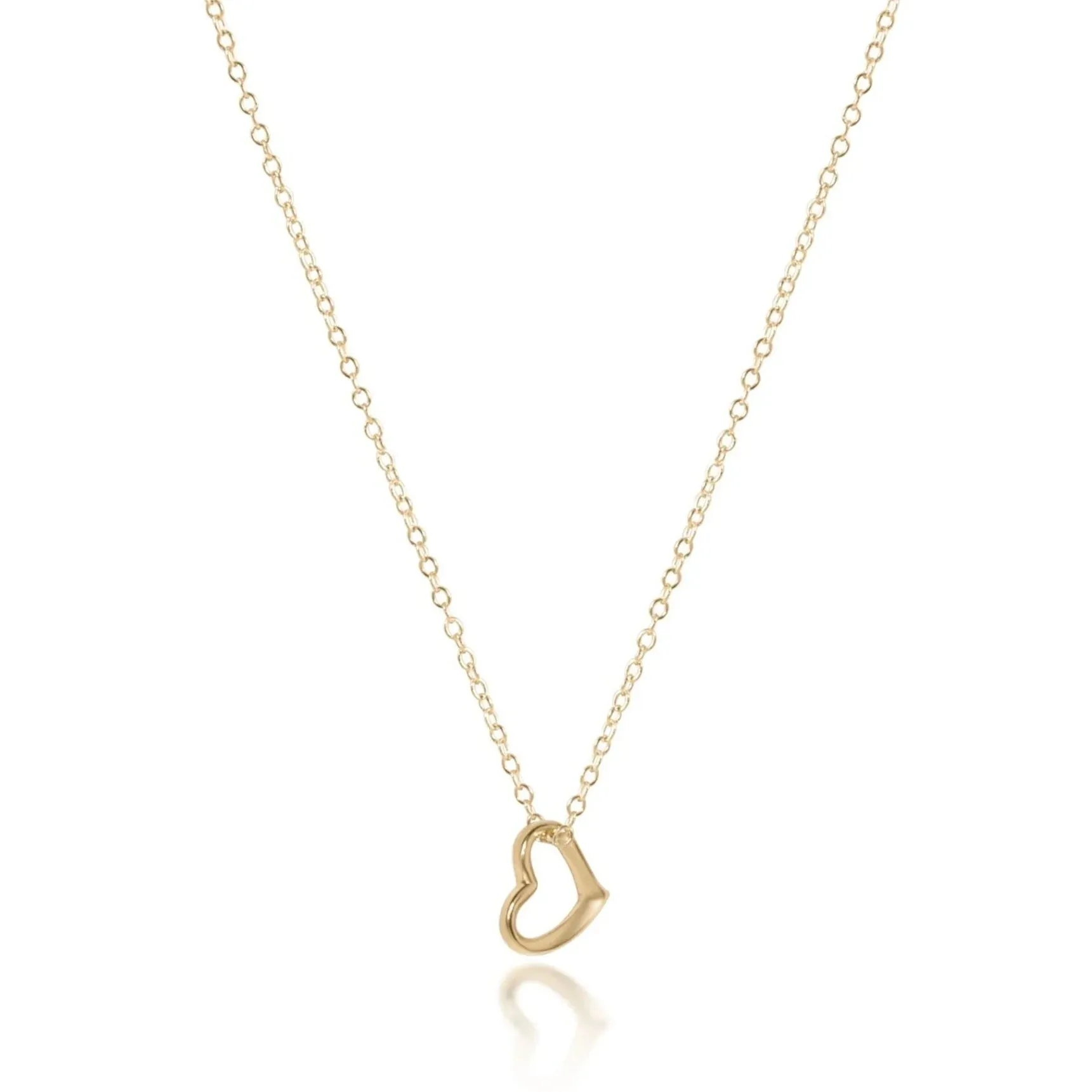 Enewton - Necklace - 16in Love Small Gold Charm