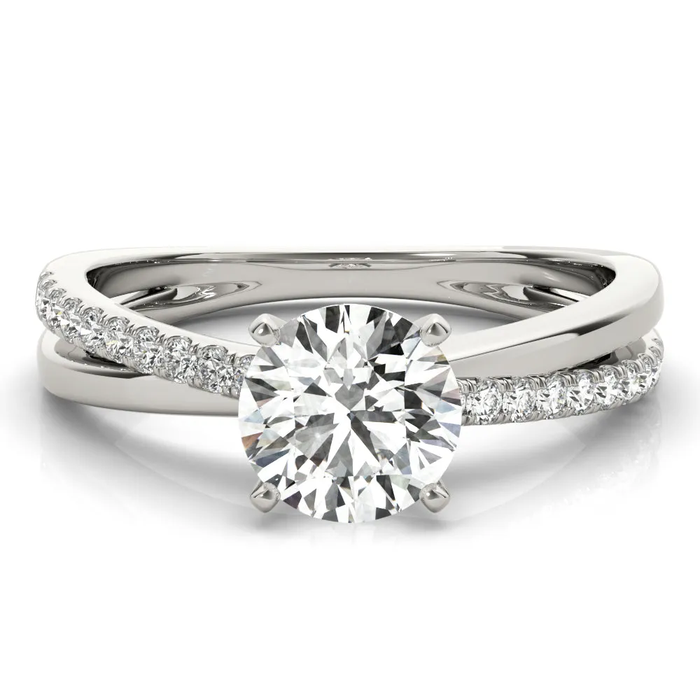Engagement Ring Split Shank - TN85112