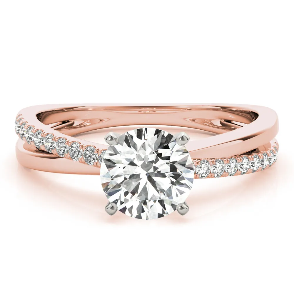 Engagement Ring Split Shank - TN85112