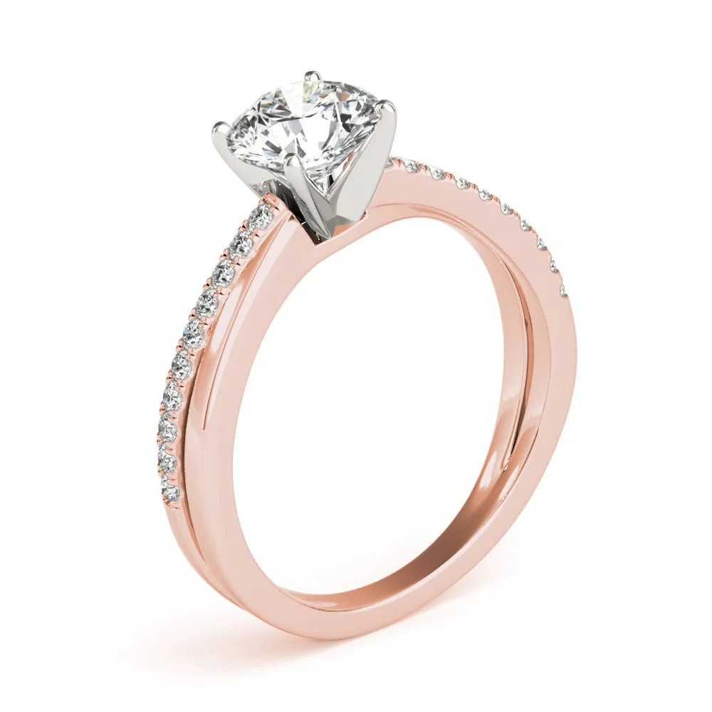 Engagement Ring Split Shank - TN85112