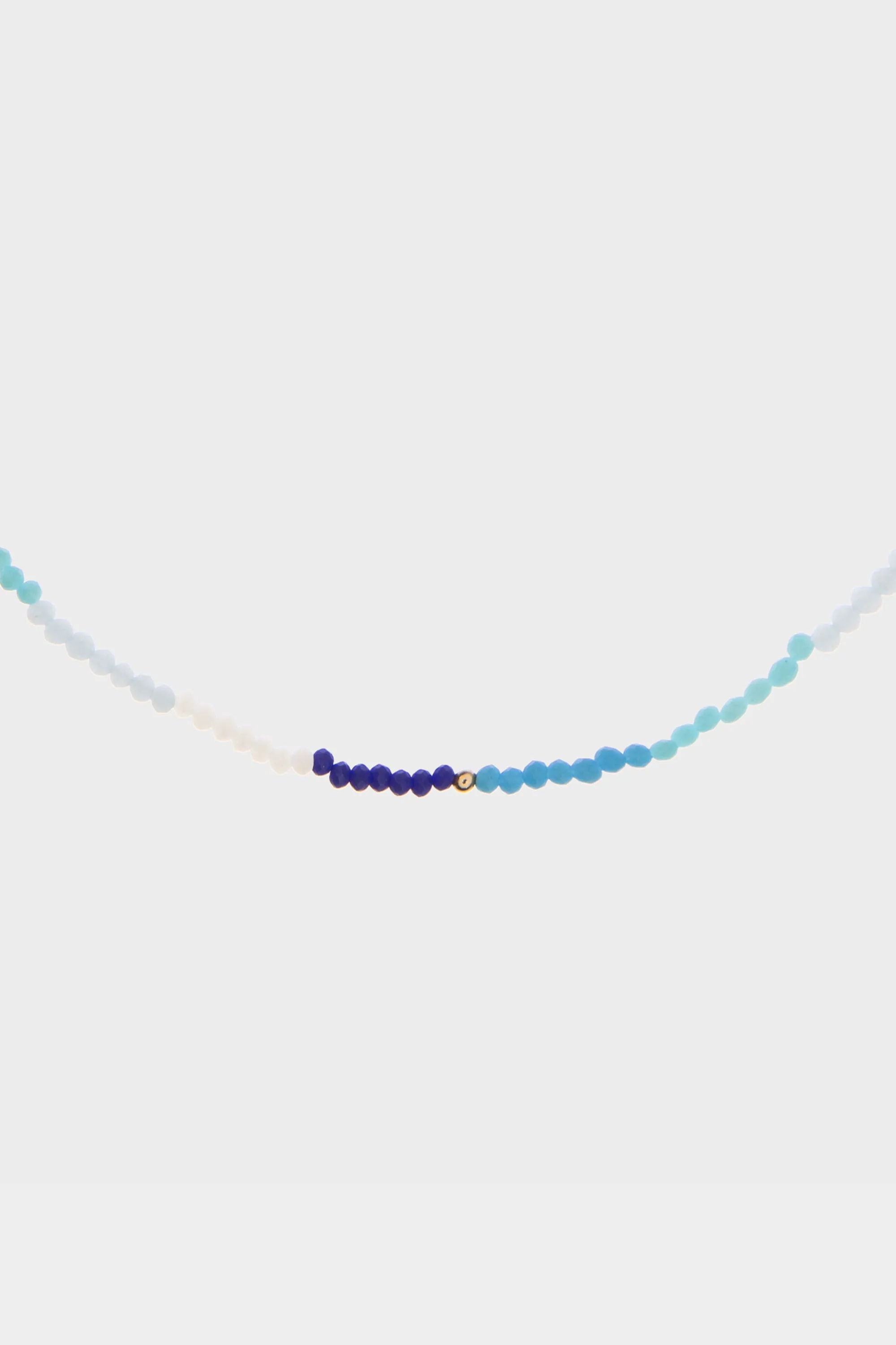 EXPRESS SUNSHINE BEADED NECKLACE OLD TOWN BLUE