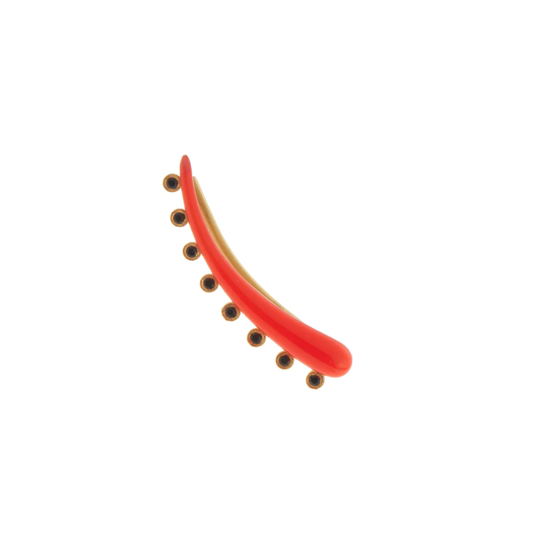 Eyeliner Ear Cuff Orange