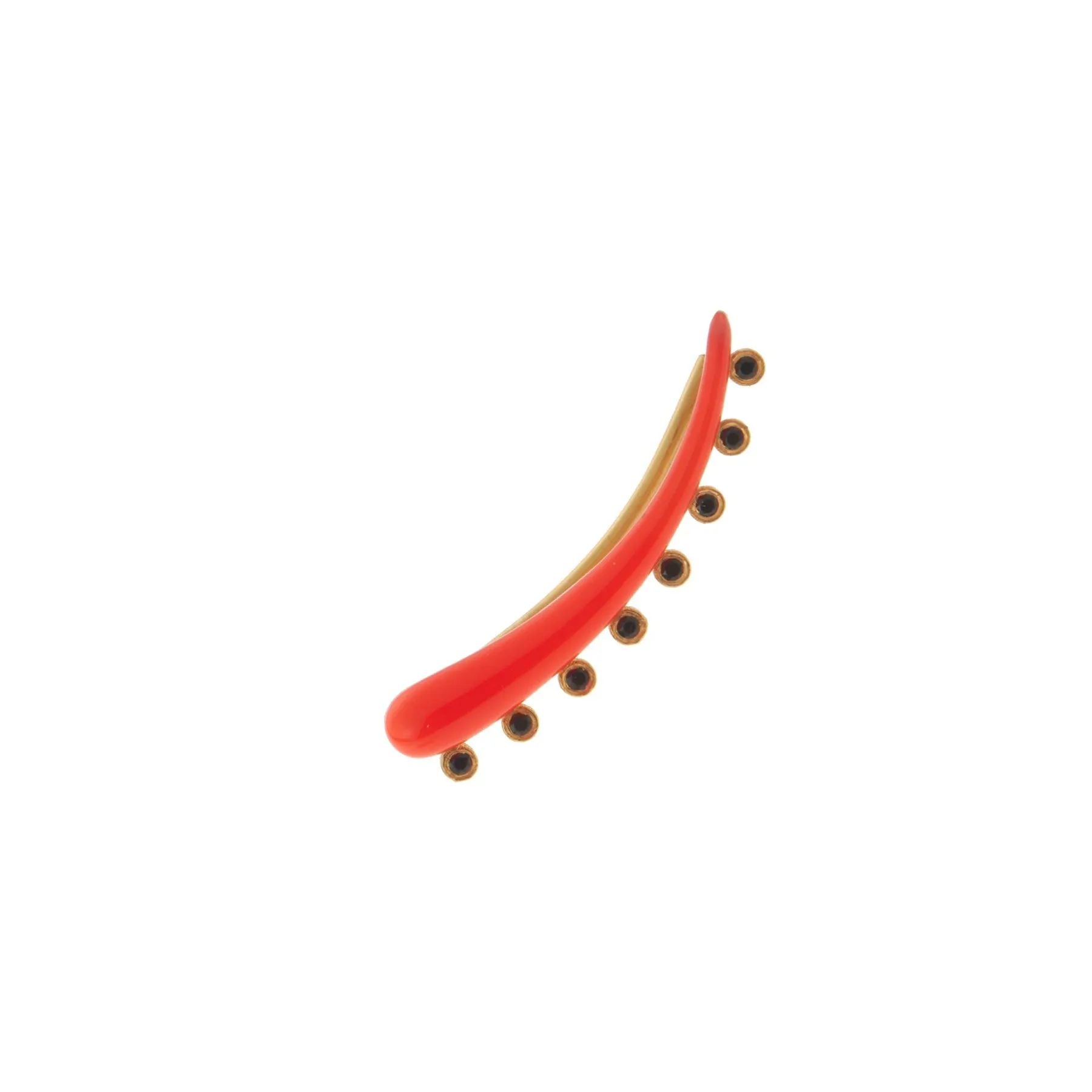 Eyeliner Ear Cuff Orange
