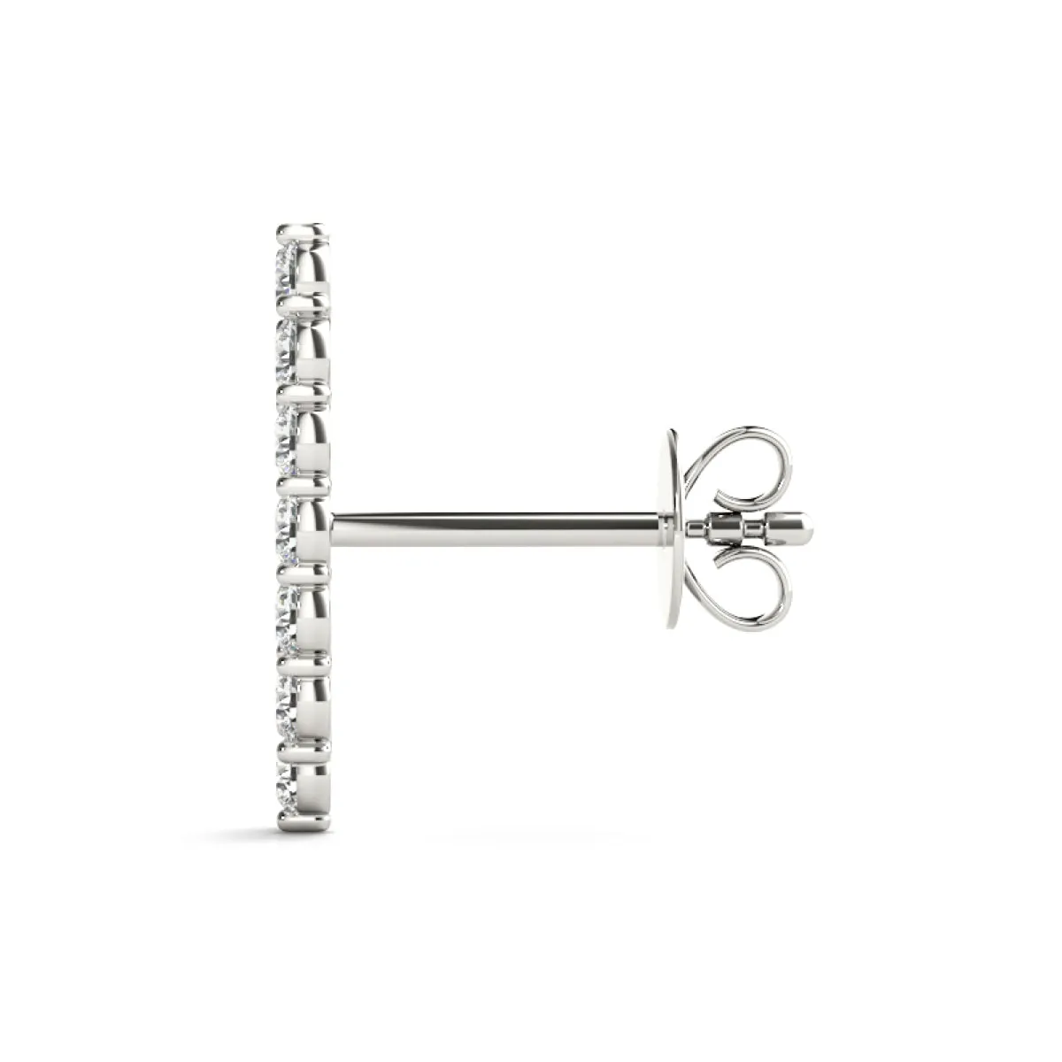 Five-stone Diamond Ear Climbers