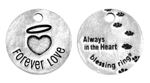 Forever Love, Always in the Heart Blessing Ring