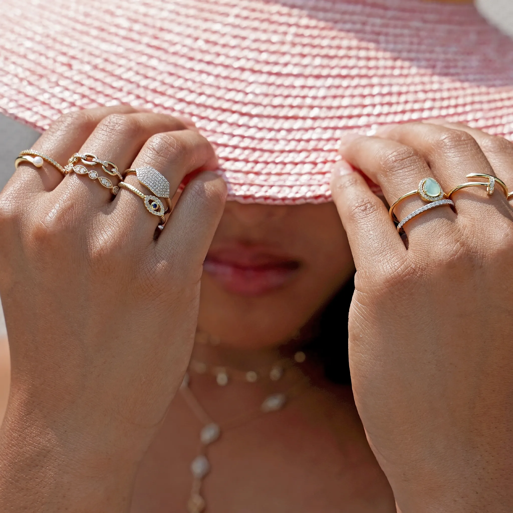 Free Form Aqua Ring