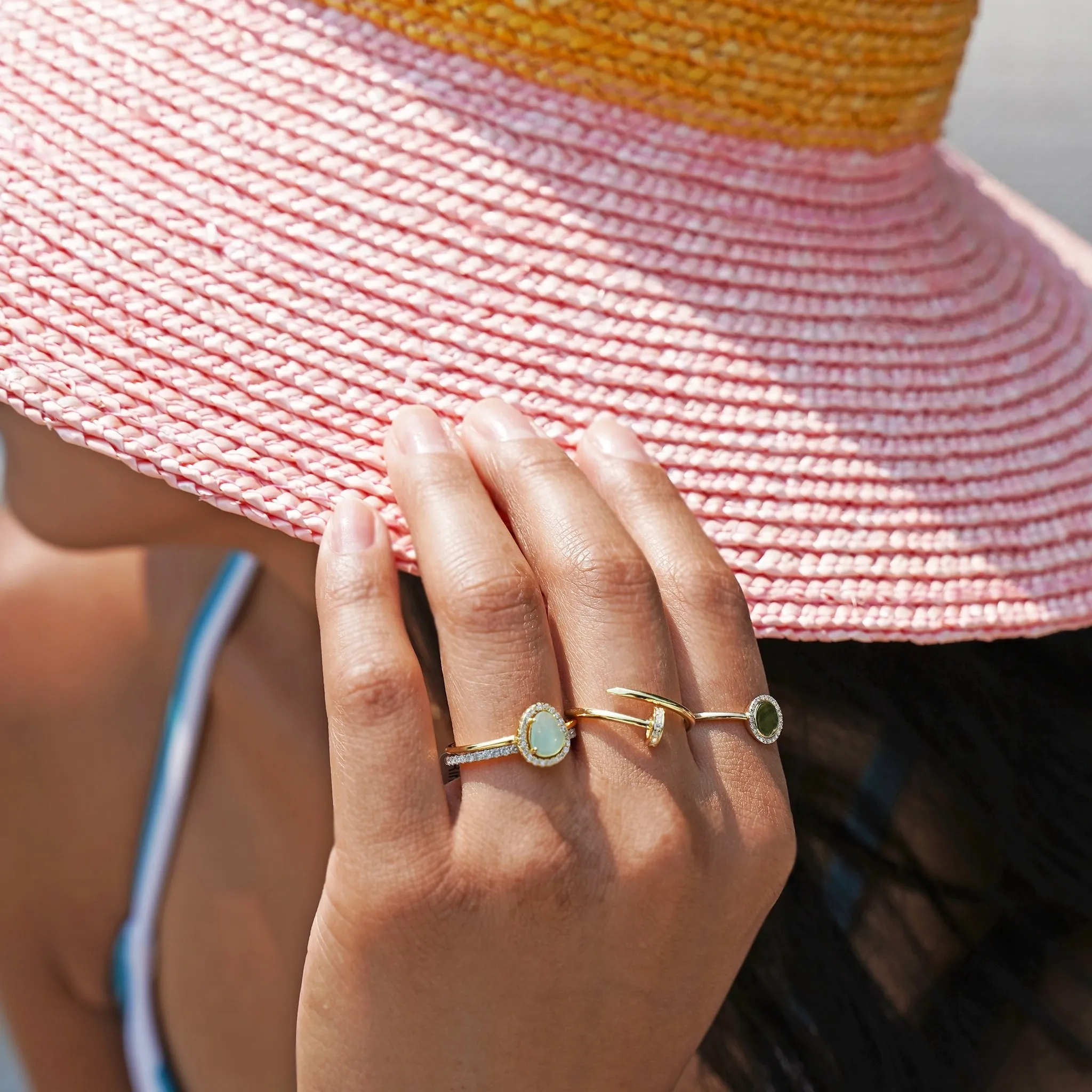 Free Form Aqua Ring
