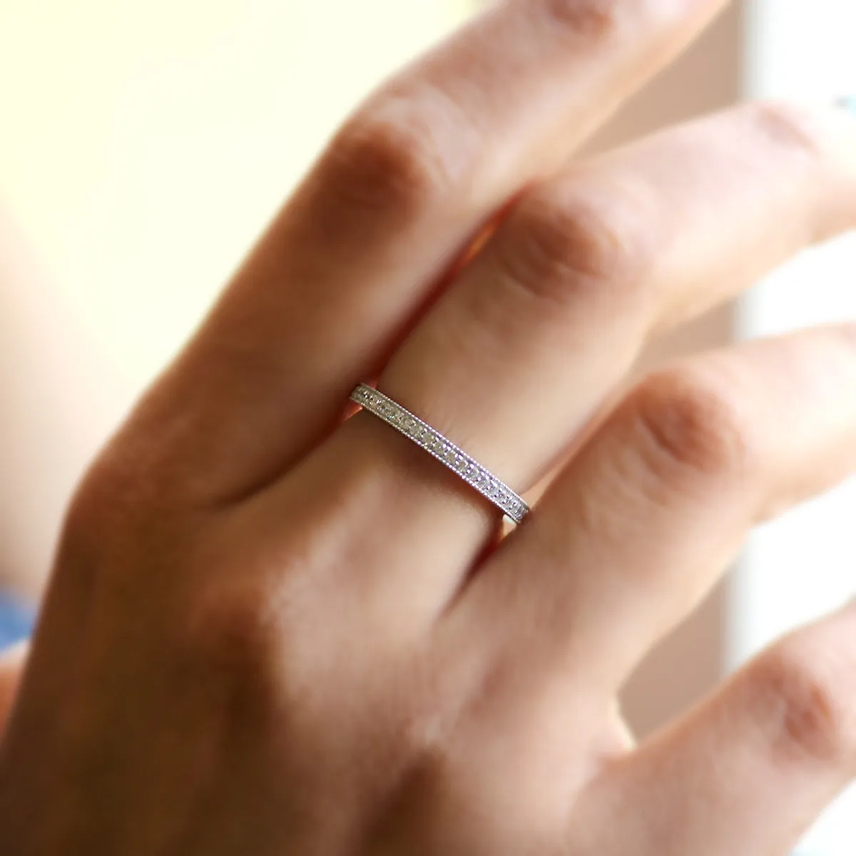 Full Eternity Stackable Band/Ring