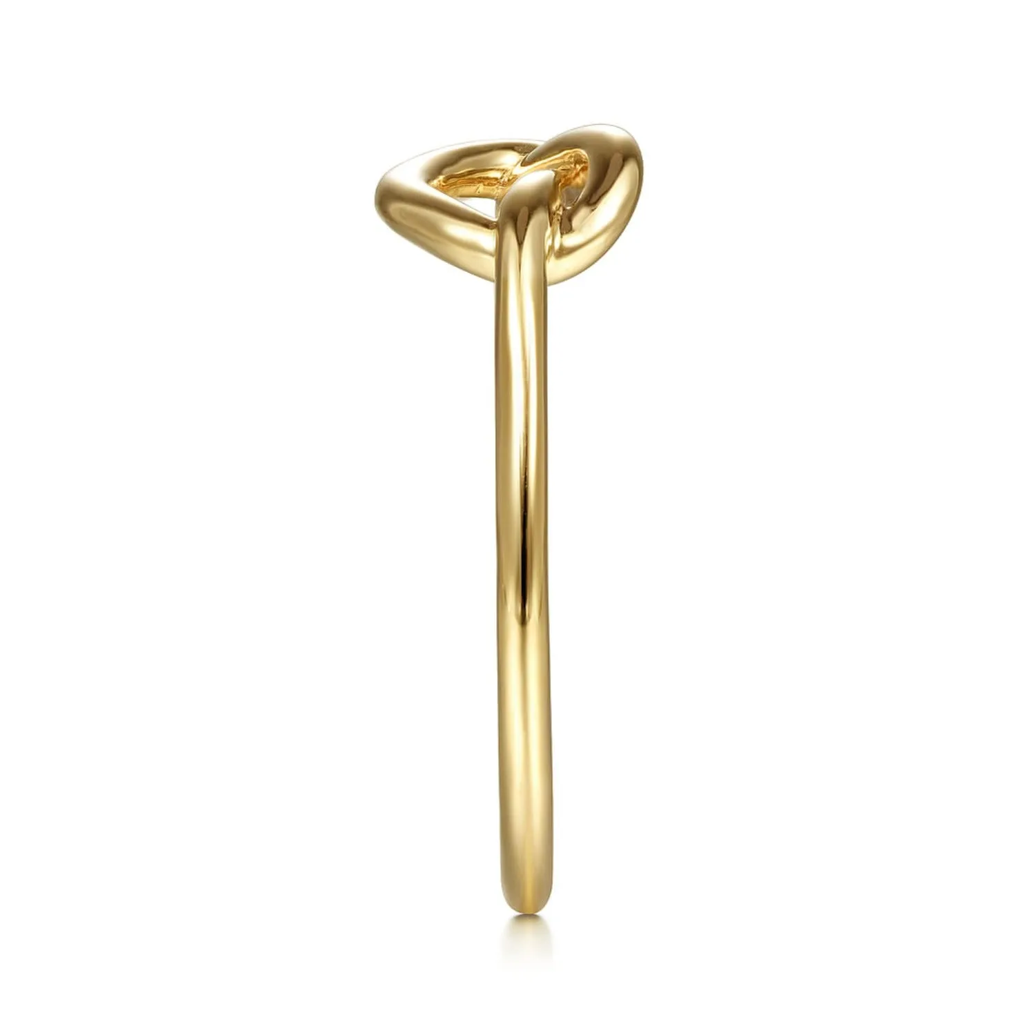 Gabriel & Co. Twisted Heart Pretzel Ring