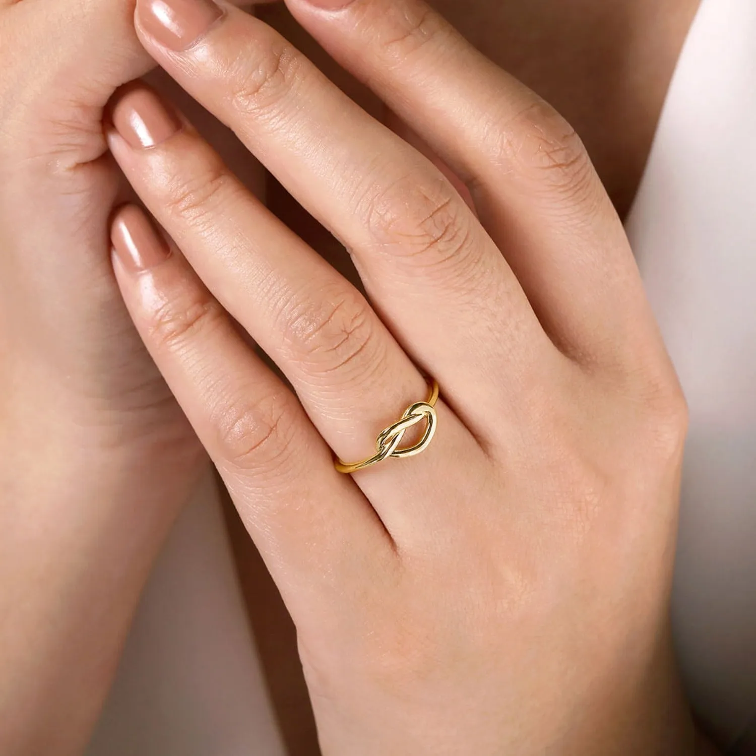 Gabriel & Co. Twisted Heart Pretzel Ring