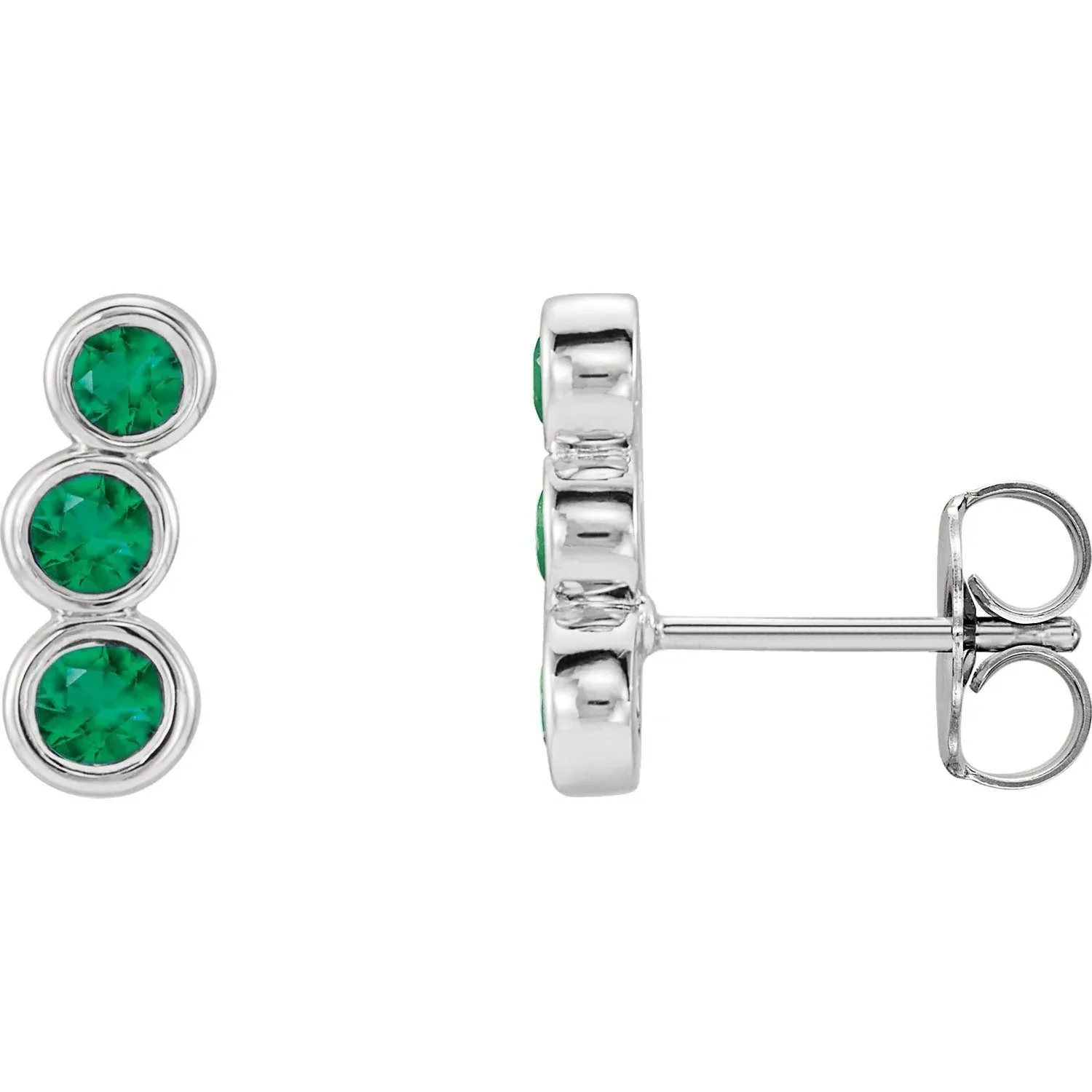 Gemstone Ear Climbers