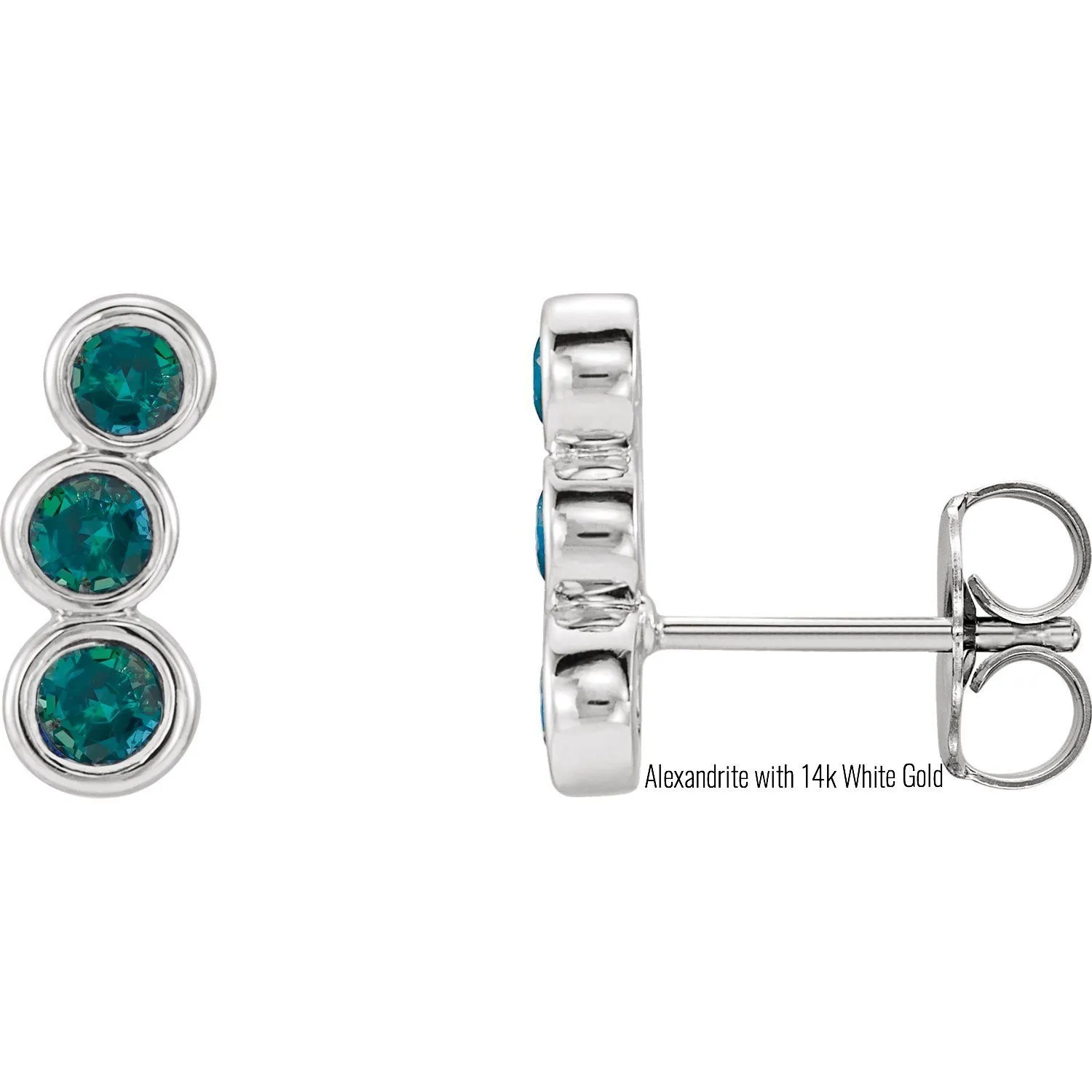 Gemstone Ear Climbers