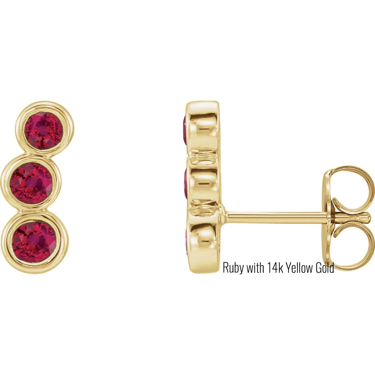 Gemstone Ear Climbers