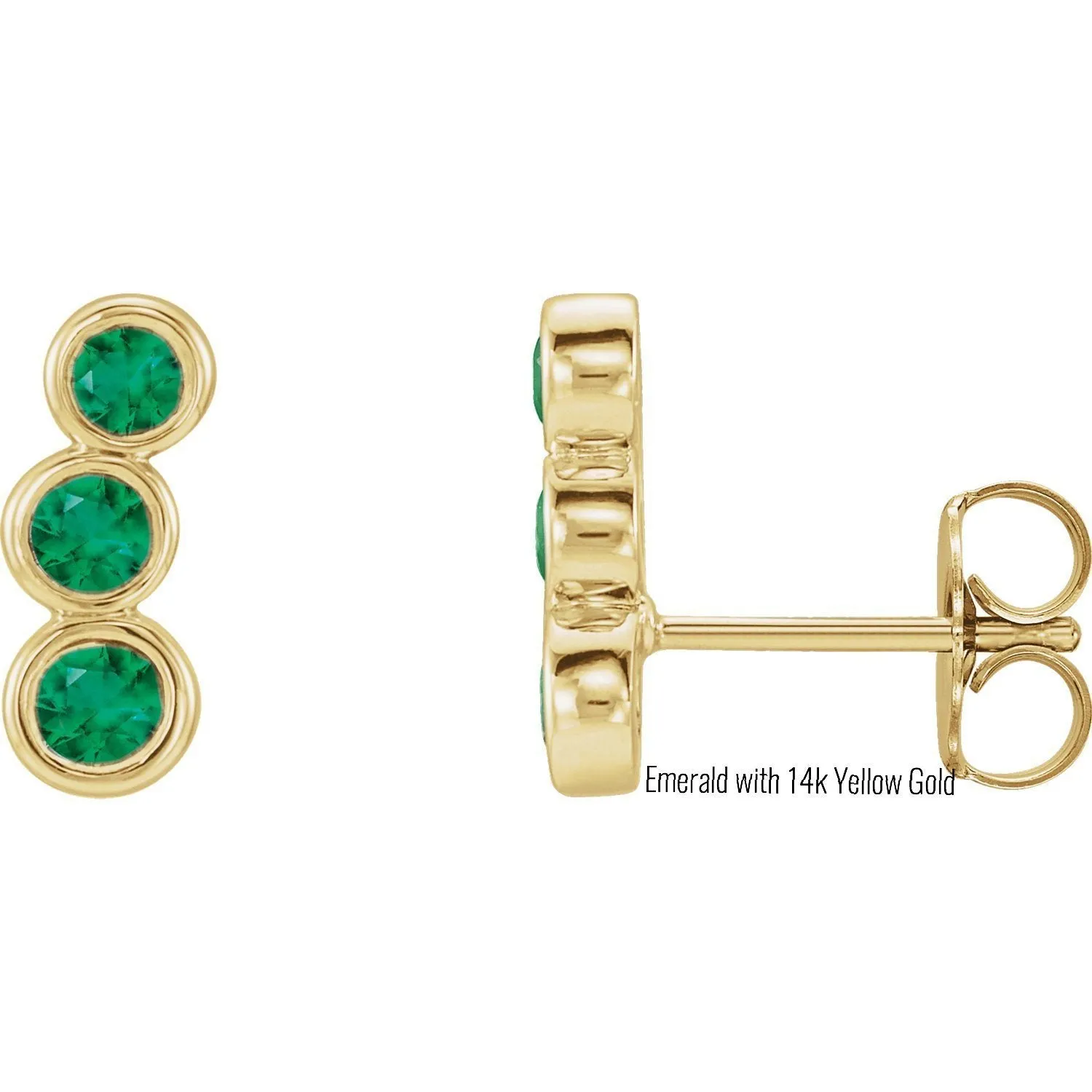 Gemstone Ear Climbers