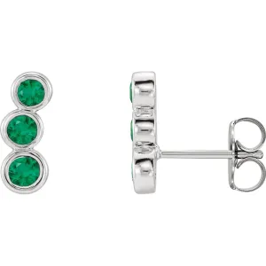 Gemstone Ear Climbers