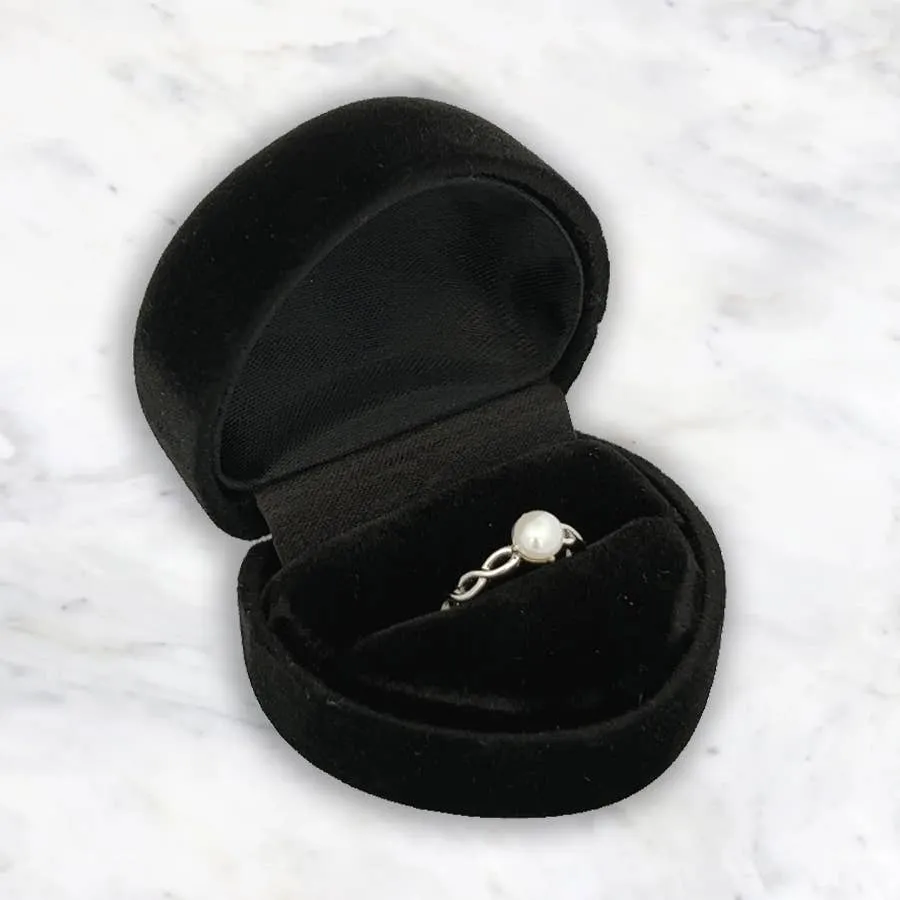 Girls Sterling Silver Freshwater Pearl Ring for Babies and Girls