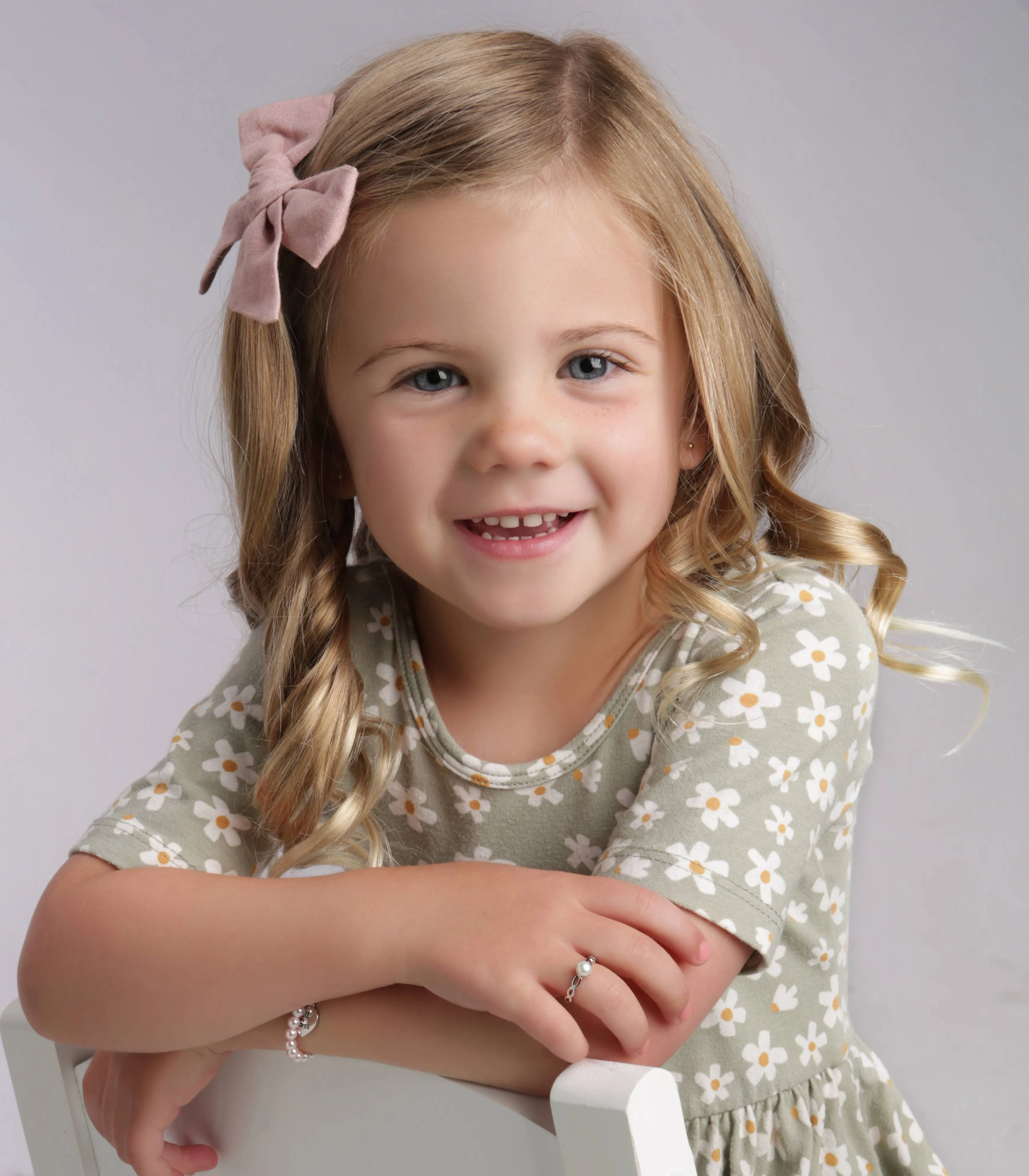 Girls Sterling Silver Freshwater Pearl Ring for Babies and Girls