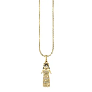 Gold & Diamond Carina Doll Charm