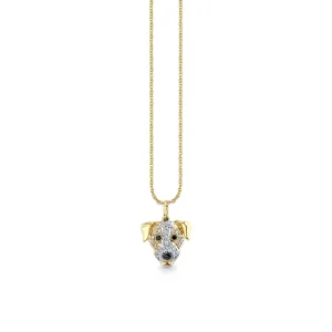 Gold & Diamond Jack Russell Charm
