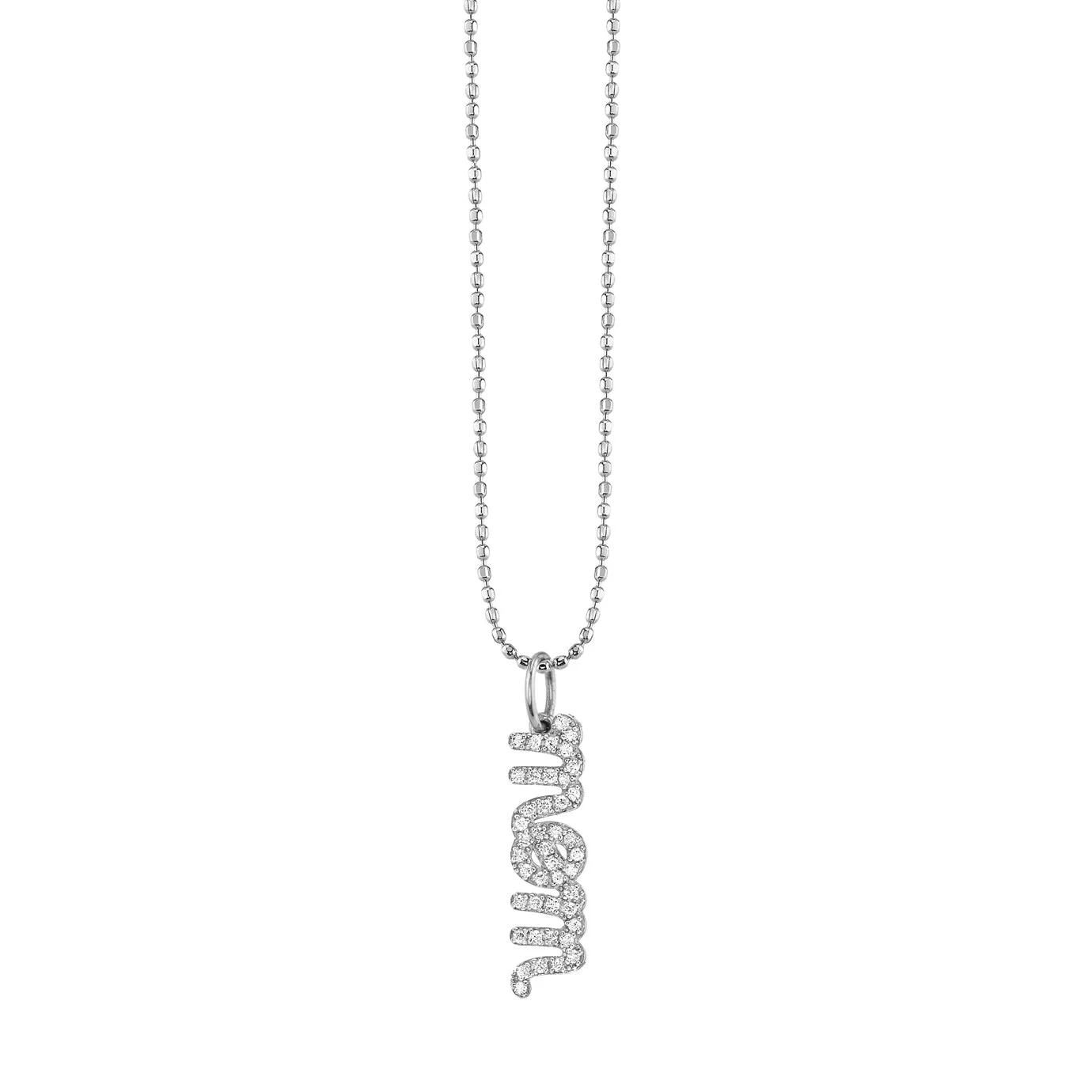 Gold & Diamond Mom Necklace