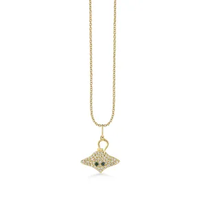 Gold & Diamond Stingray Charm