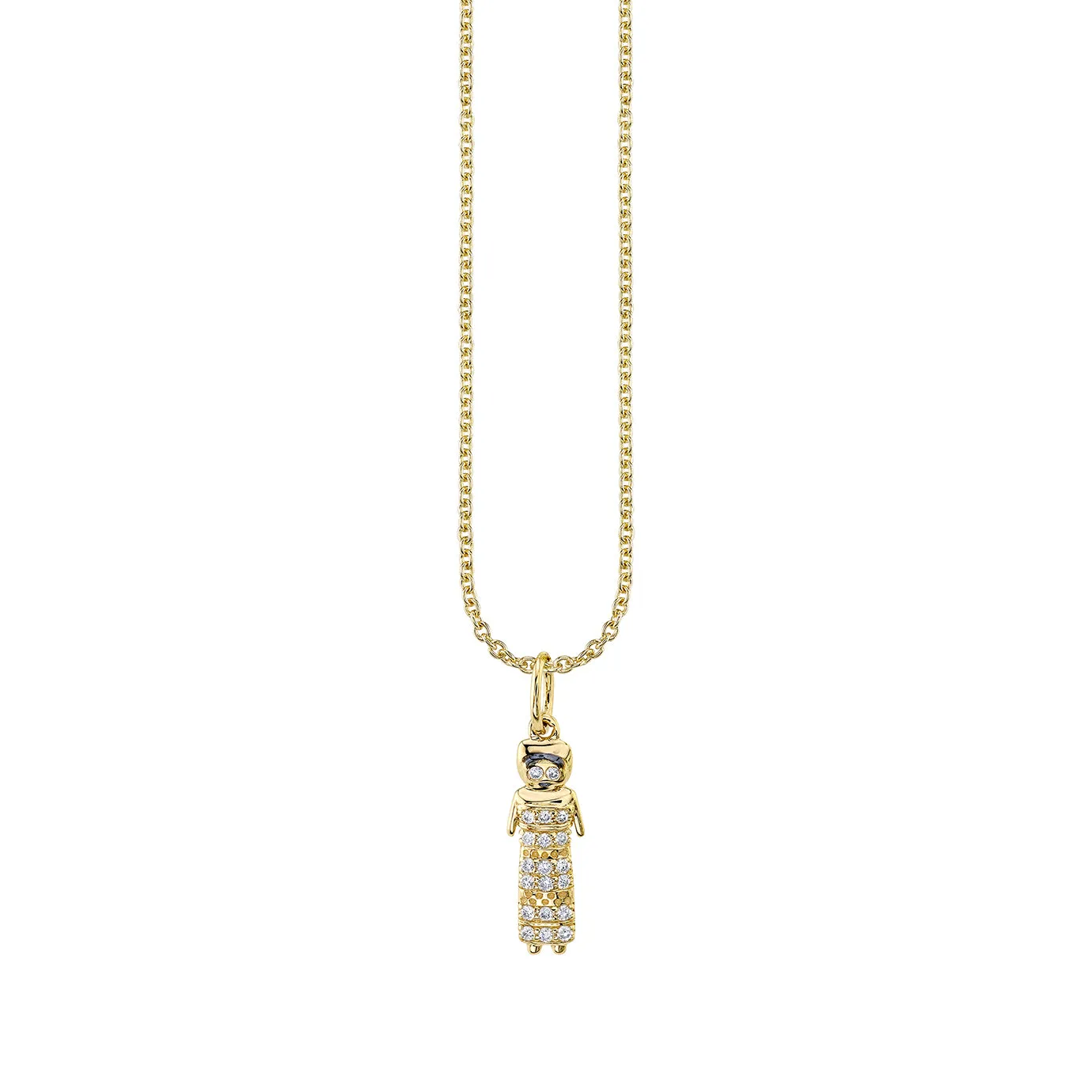 Gold & Diamond Tiny Tabatha Doll Charm