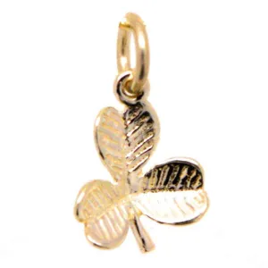 Gold Shamrock Charm