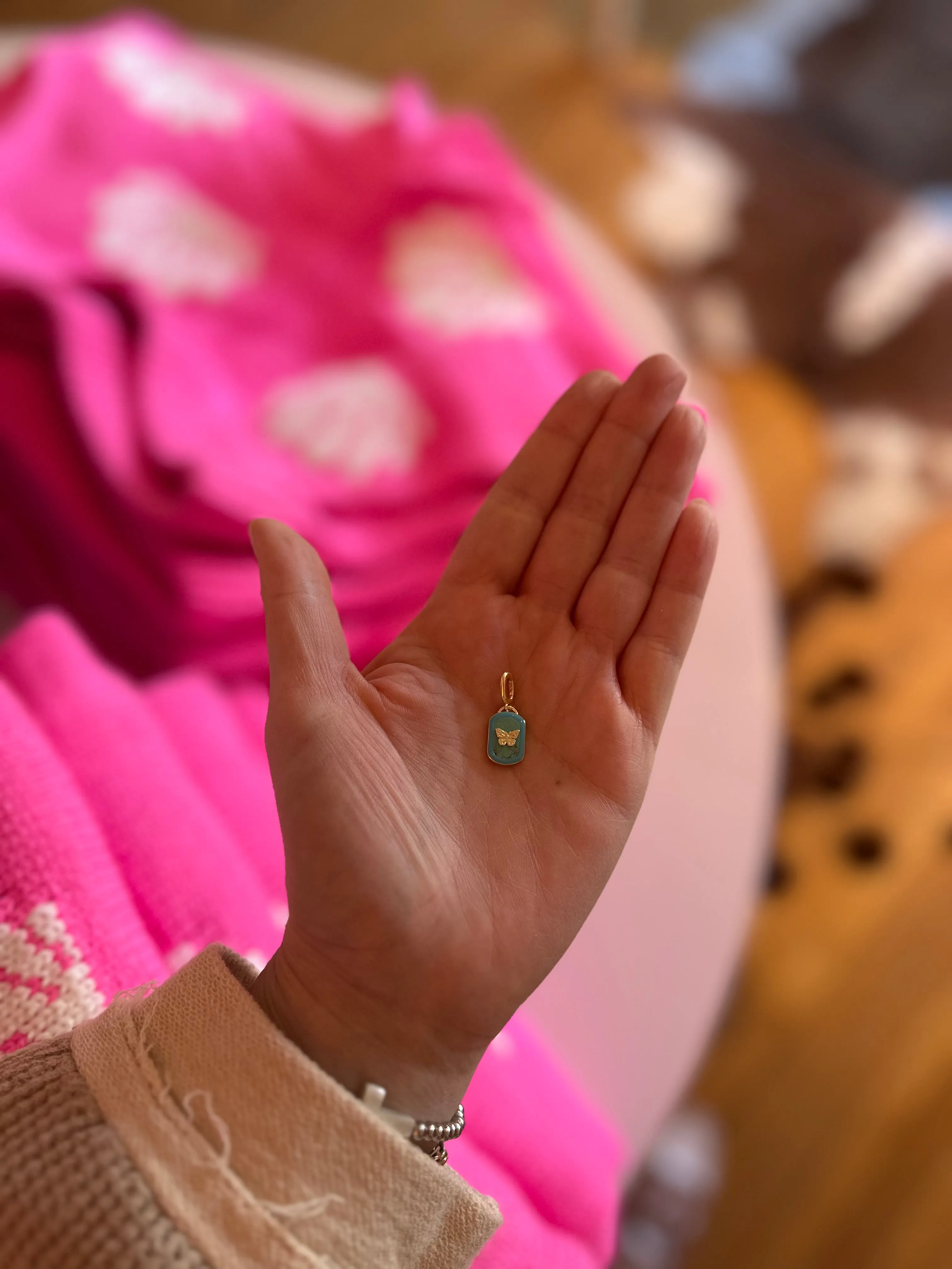 Gorjana Power Gemstone Healing Butterfly Charm