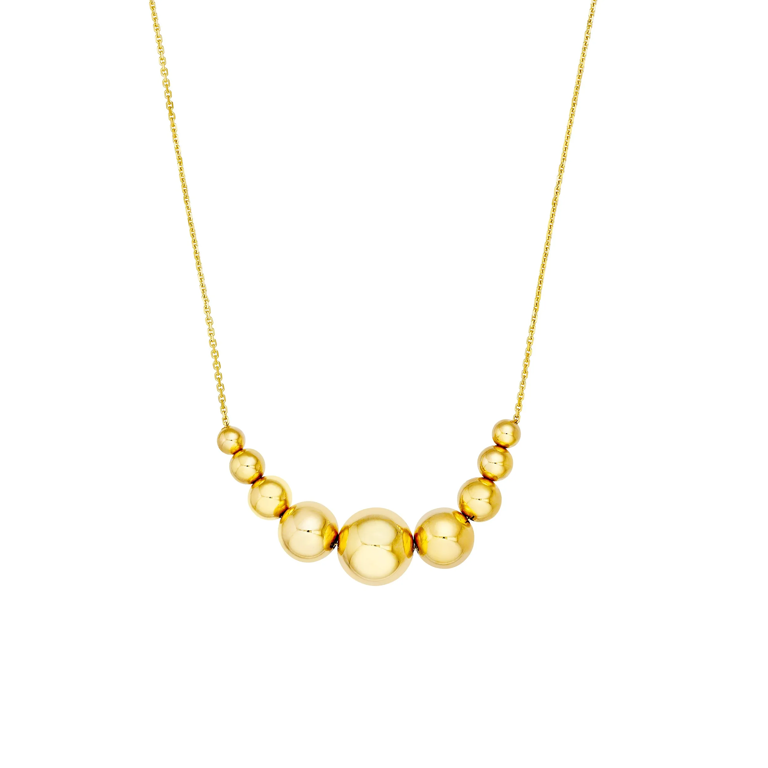 Gradient Round Bead Necklace