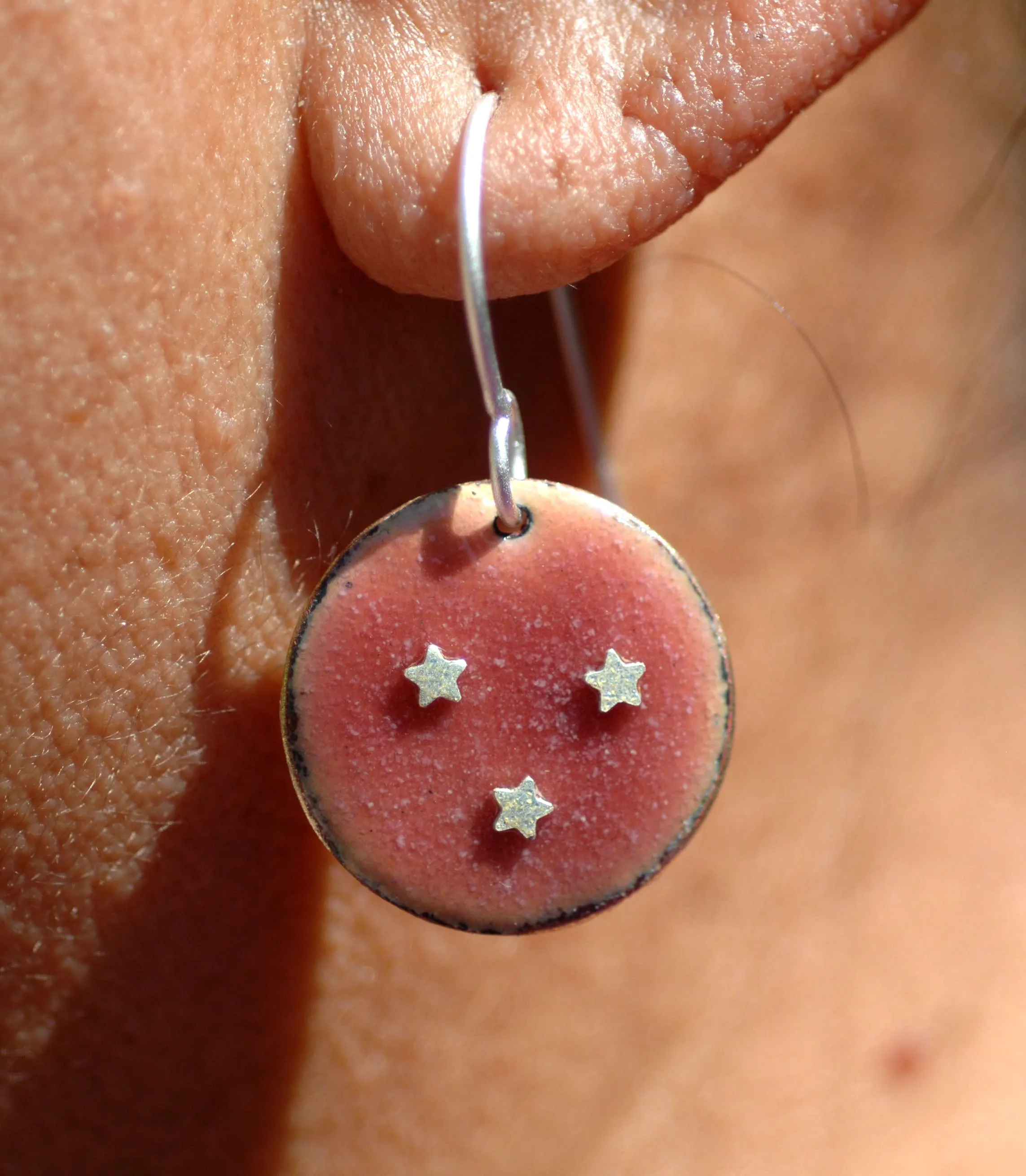 Hammered Tiny Metal Moon Blanks