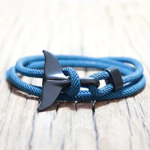 Hand Braided Whale Tail Adjustable Bracelet Rope
