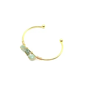 Handmade Braided Bracelets with Natural Gemstone Crystals
