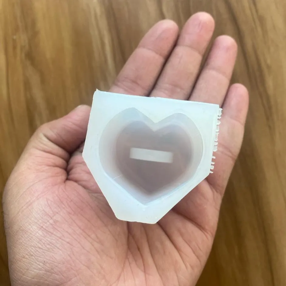 Handmade Heart ring holder mold