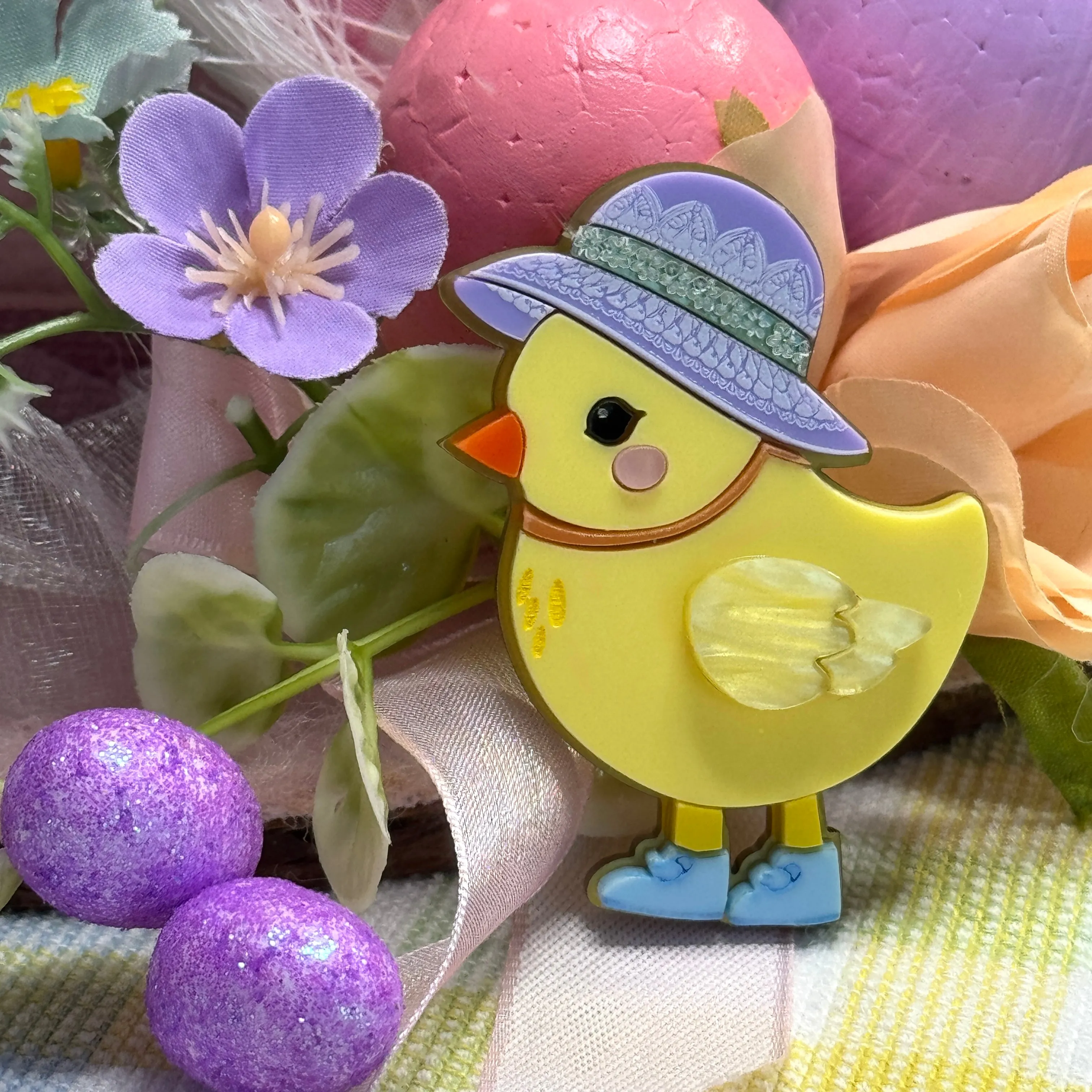 Hattie the Hatchling - Brooch