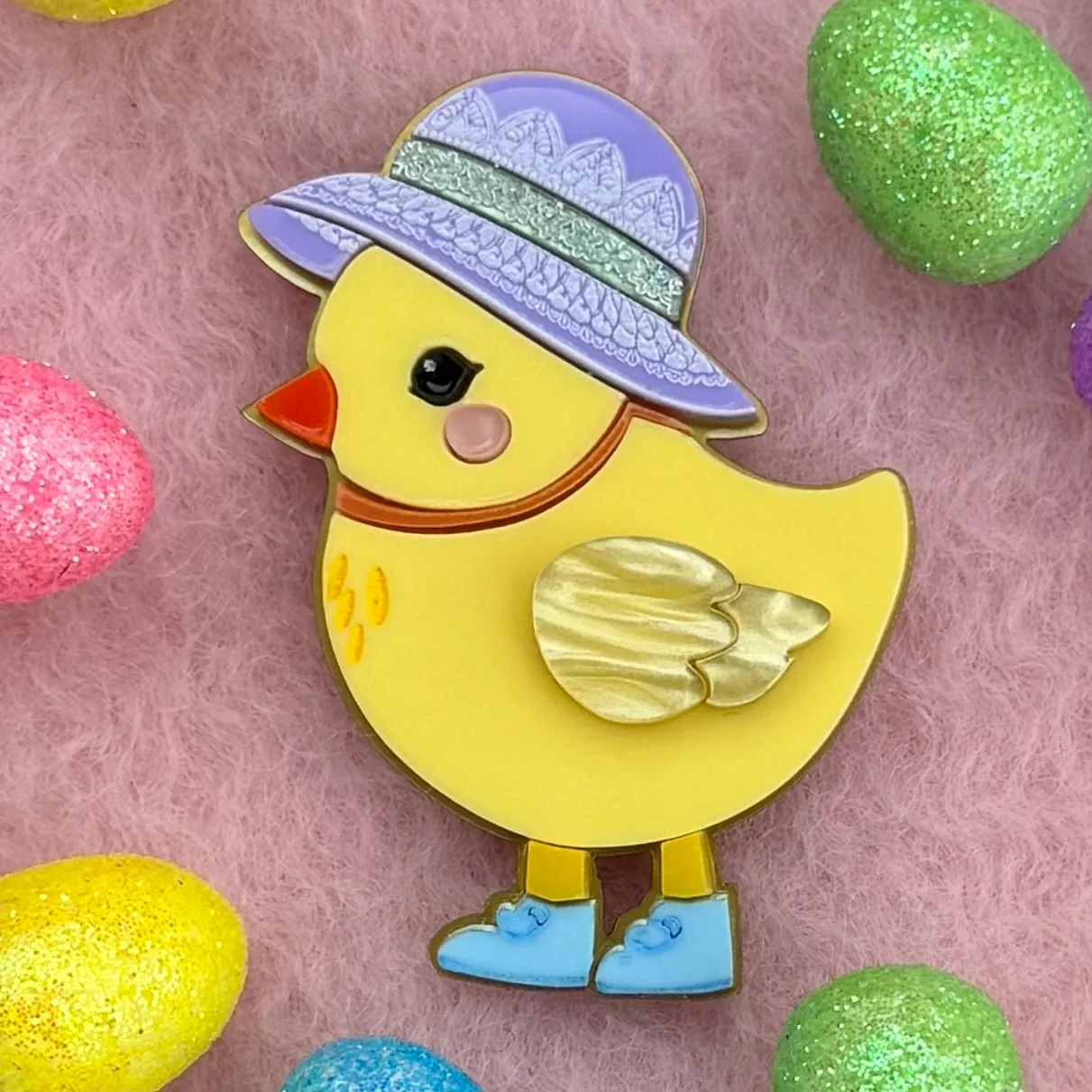 Hattie the Hatchling - Brooch
