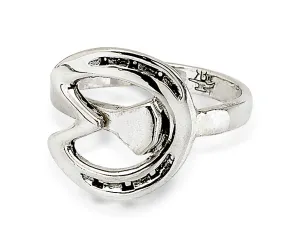 Heart Bar & Nail Ring, Sterling Silver
