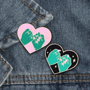 Heart Brooches