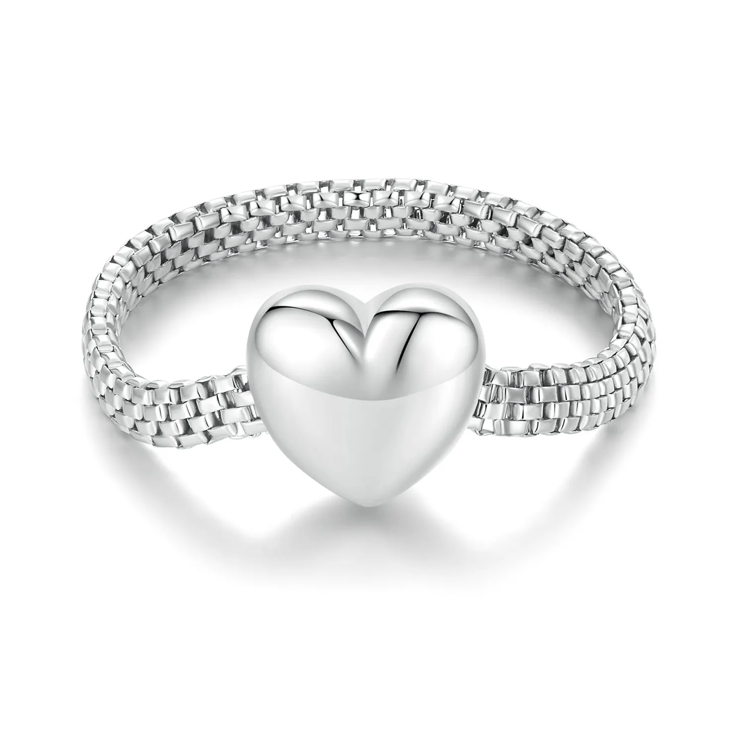 Heart Chain Ring