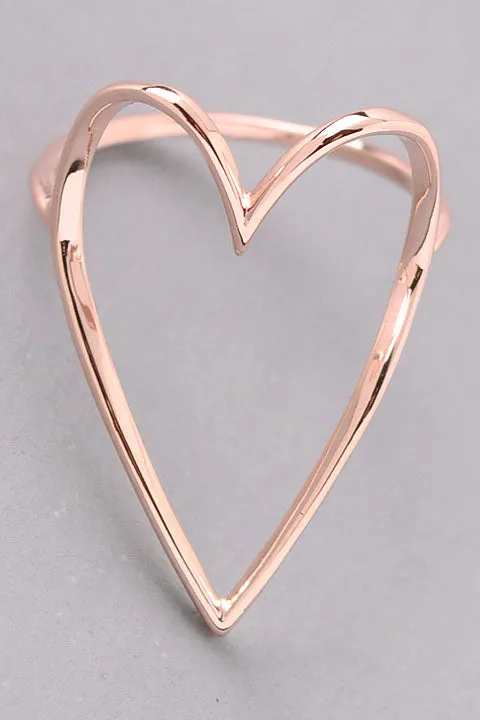 Heart Cutout Rings