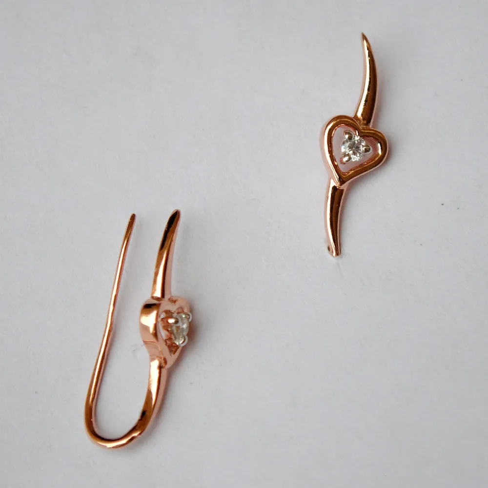 Heart Ear Climber Cuff