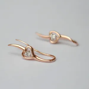 Heart Ear Climber Cuff
