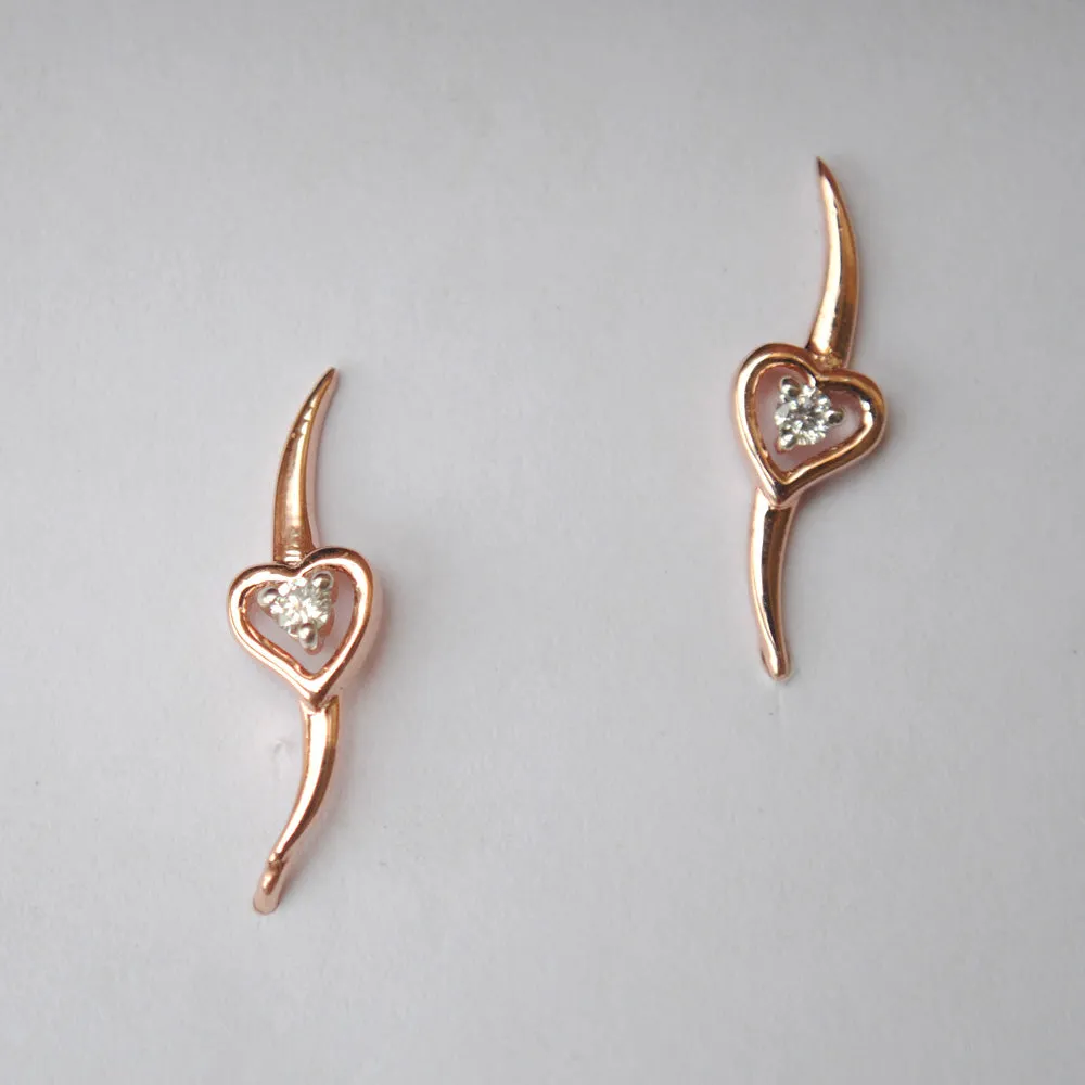 Heart Ear Climber Cuff