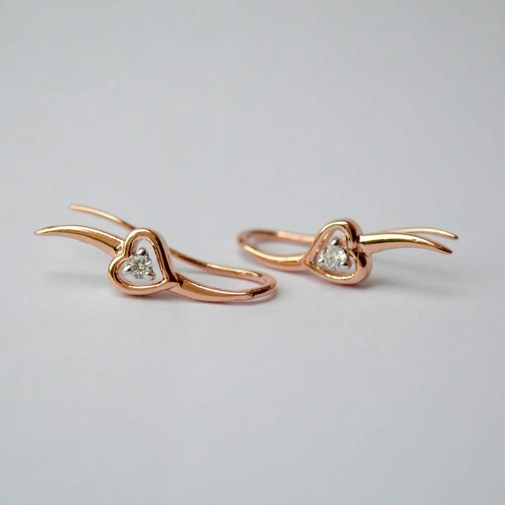 Heart Ear Climber Cuff