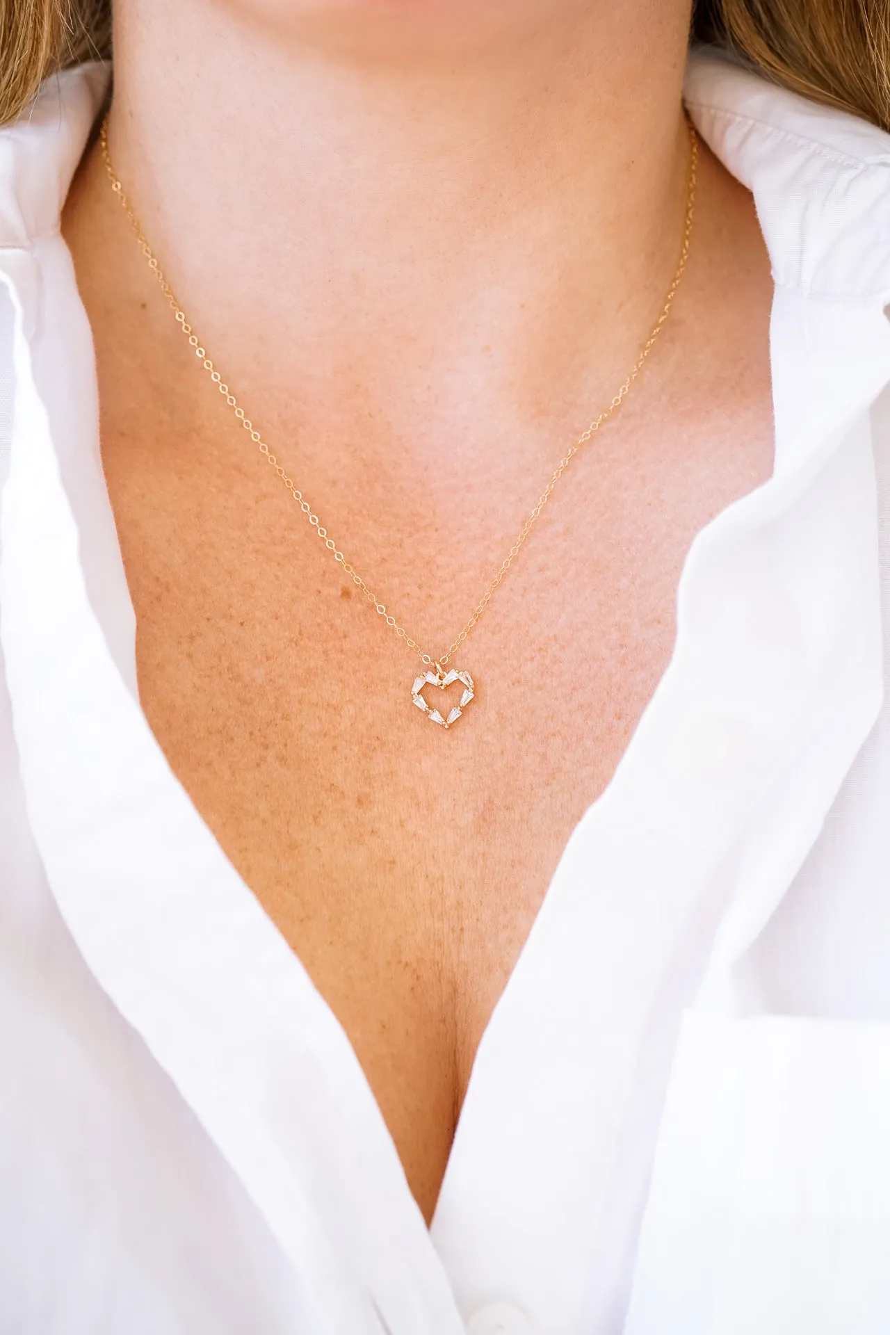 Heather Heart Necklace
