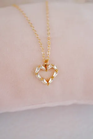 Heather Heart Necklace