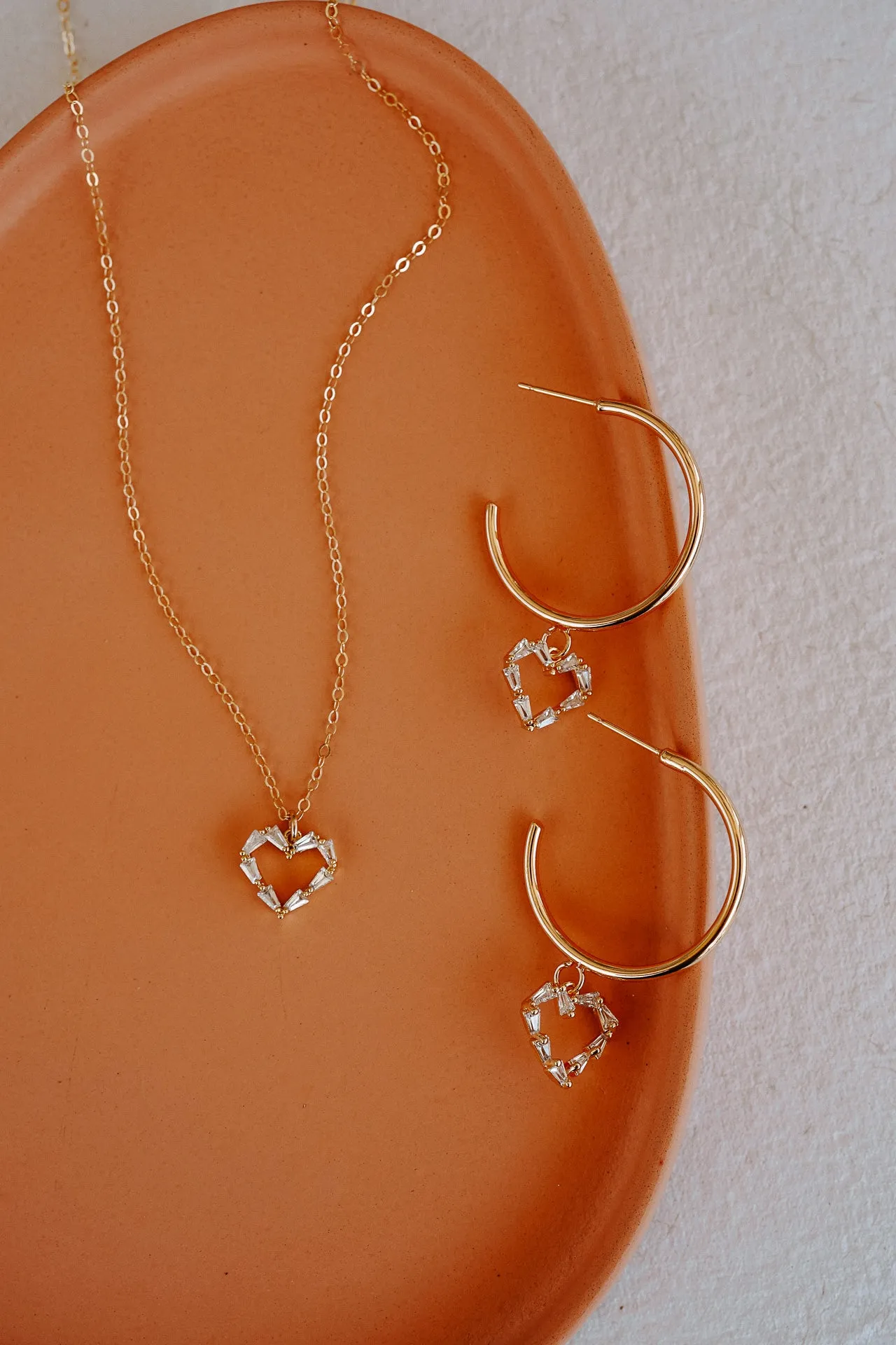 Heather Heart Necklace